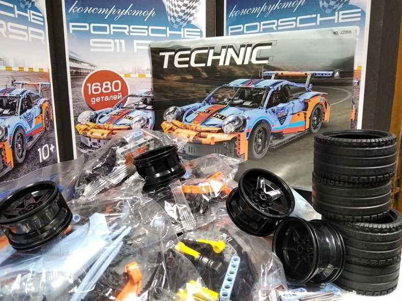 Конструктор Technic PORSCHE 911 Martini Racing на 1680 деталей ‼️НОВИЙ