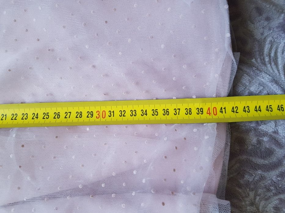 Różowa spodnica tiulowa w male groszki, kropki Mohito 140-146