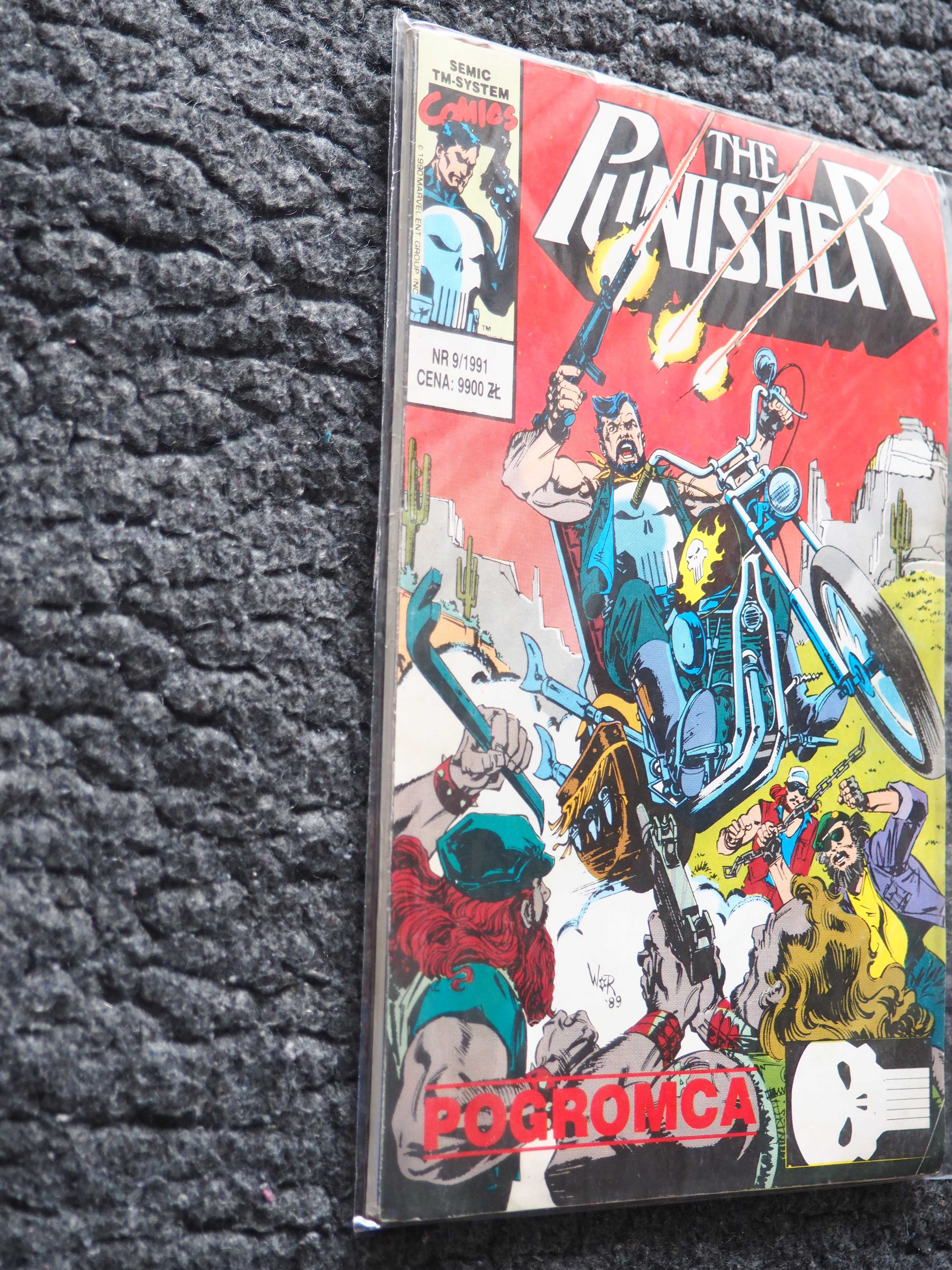 Komiks TM-Semic, The Punisher, 9 1991 stan bdb