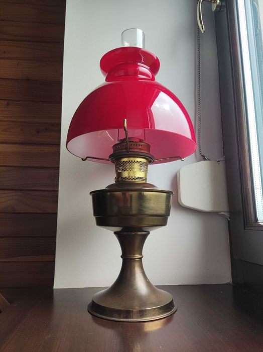 Ogromna kompletna lampa naftowa aladdin 23 nr 2