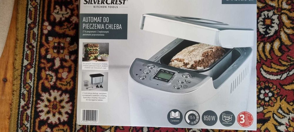 SILVERCREST® Automat do pieczenia chleba i
robienia dżemu SBB 850 E1