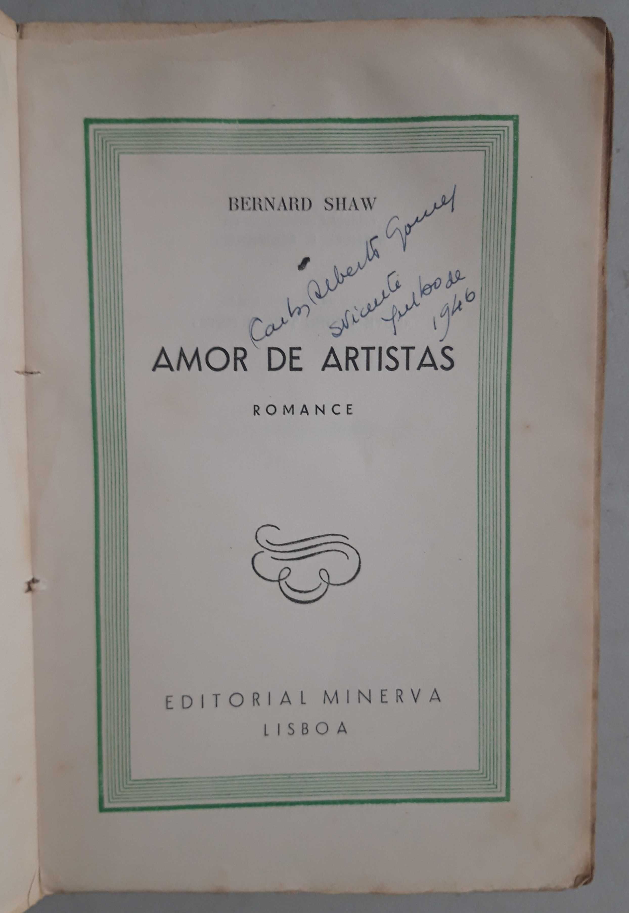 Livro PA-5 - Bernard Shaw - Amor de Artistas