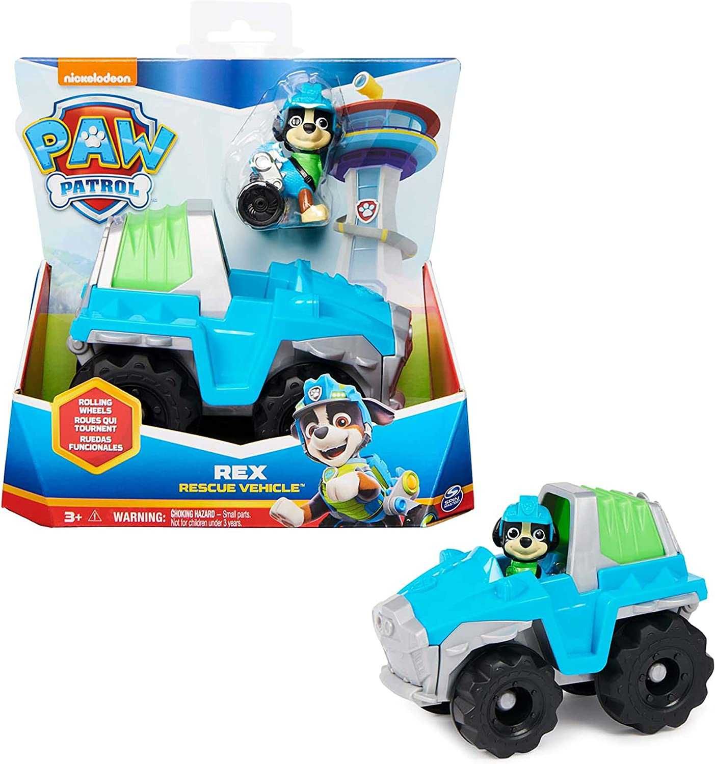 Оригінал Paw Patrol, Rex Dinosaur Rescue Vehicle Щенячий патруль Рекс