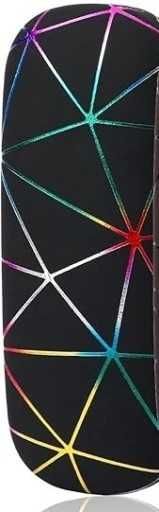 Etui na okulary twarde etui, dla kobiet i mężczyzn CZARNE