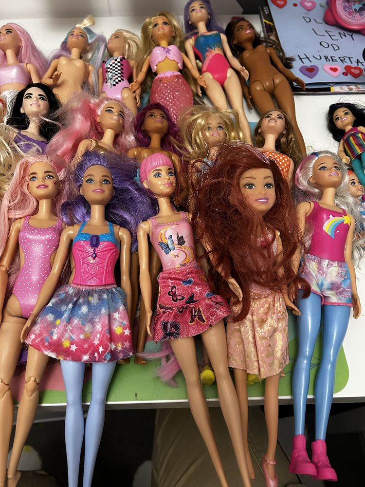 Mega zestaw lalek barbie + akcesoria