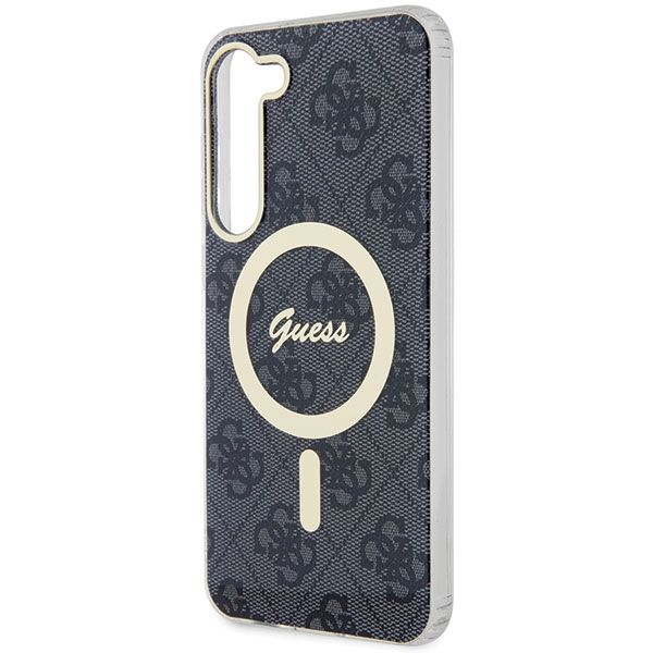 Guess GUHMS23MH4STK S23+ S916czarny/black hardcase 4G MagSafe