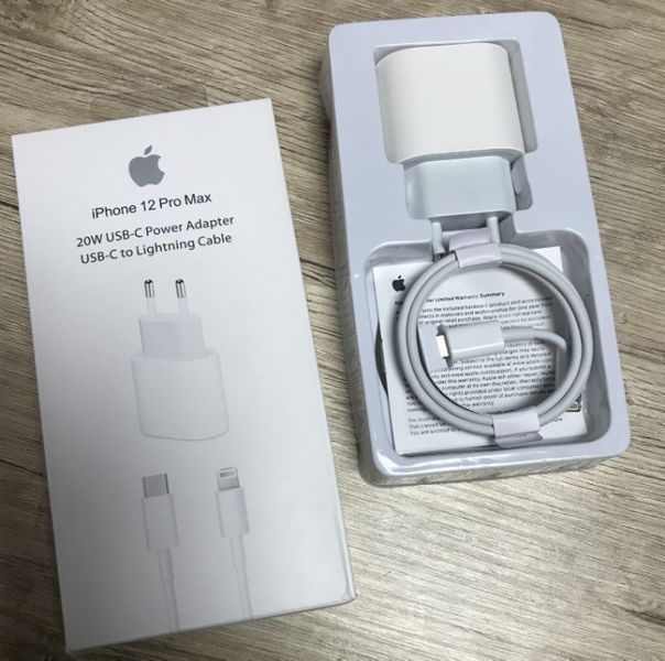 Швидка зарядка для Apple iPhone 20W USB-C + Кабель Type-C на Lightning