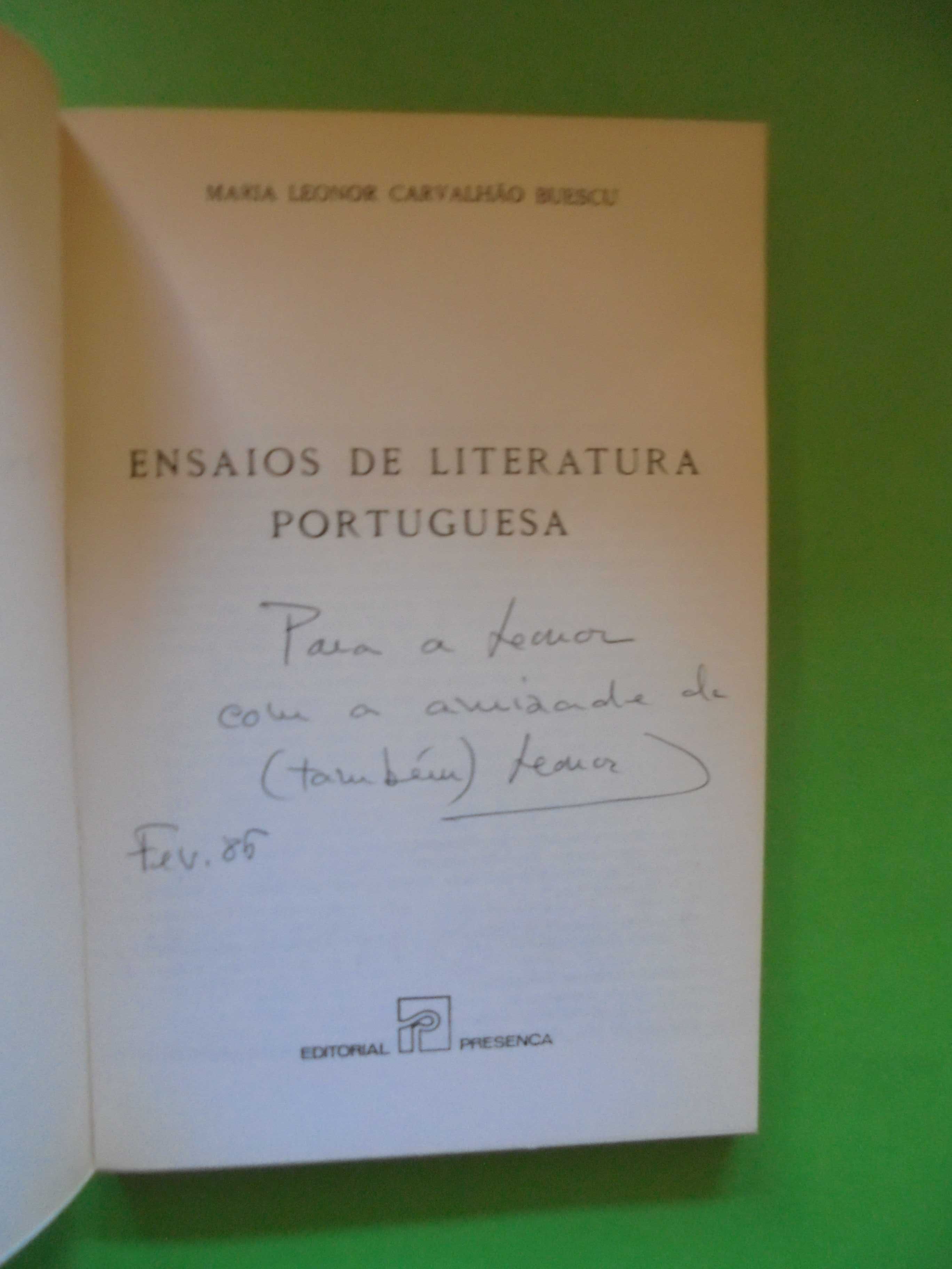Buescu (Maria Leonor Carvalhão);Ensaios de Literatura Portuguesa