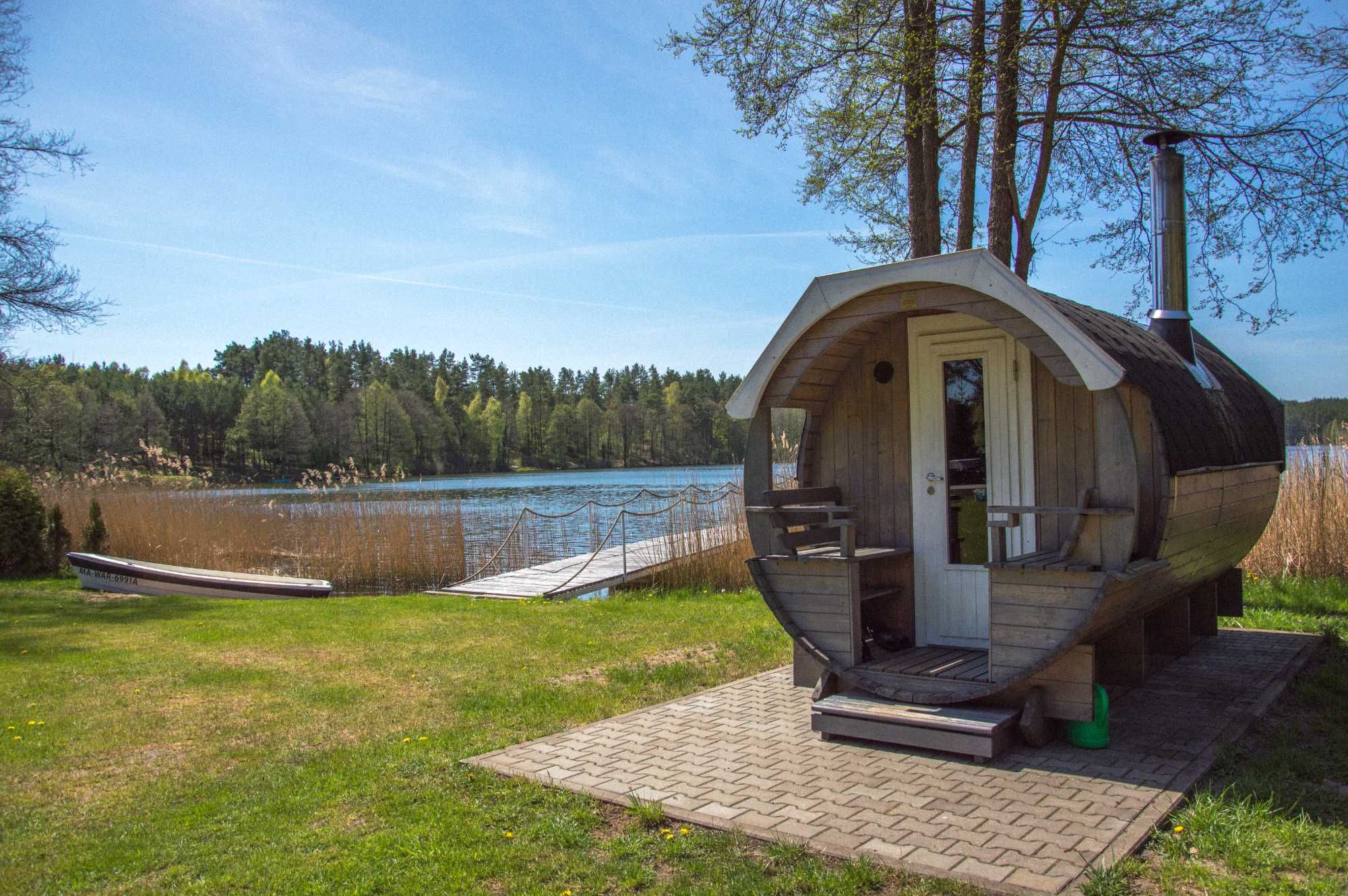 Przy Starej Jabłoni - Całoroczne domki nad jeziorem na Kaszubach