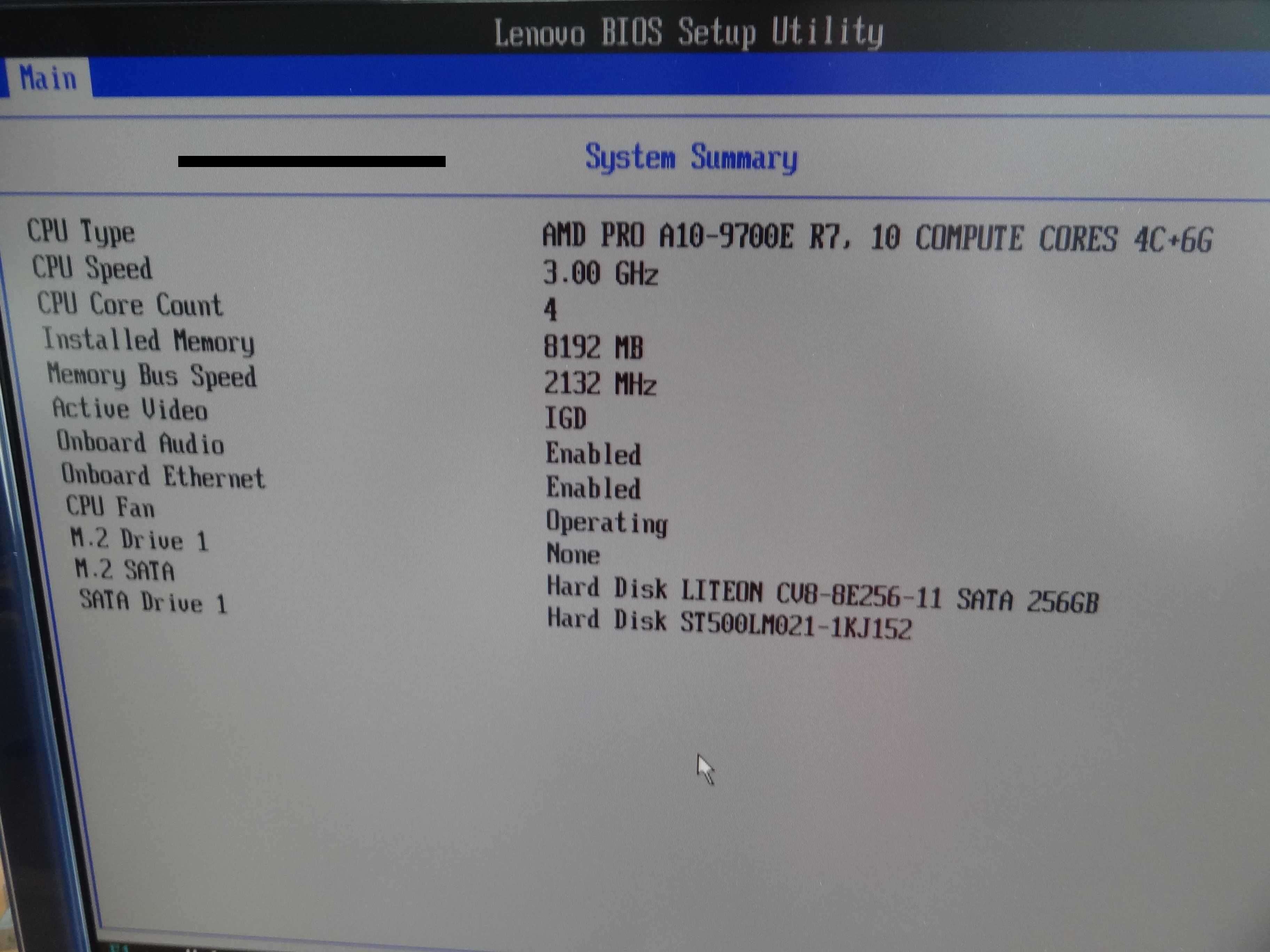 Lenovo M715q ThinkCentre Мини ПК A10-9700E 10 core M.2 + 2,5" Win 11