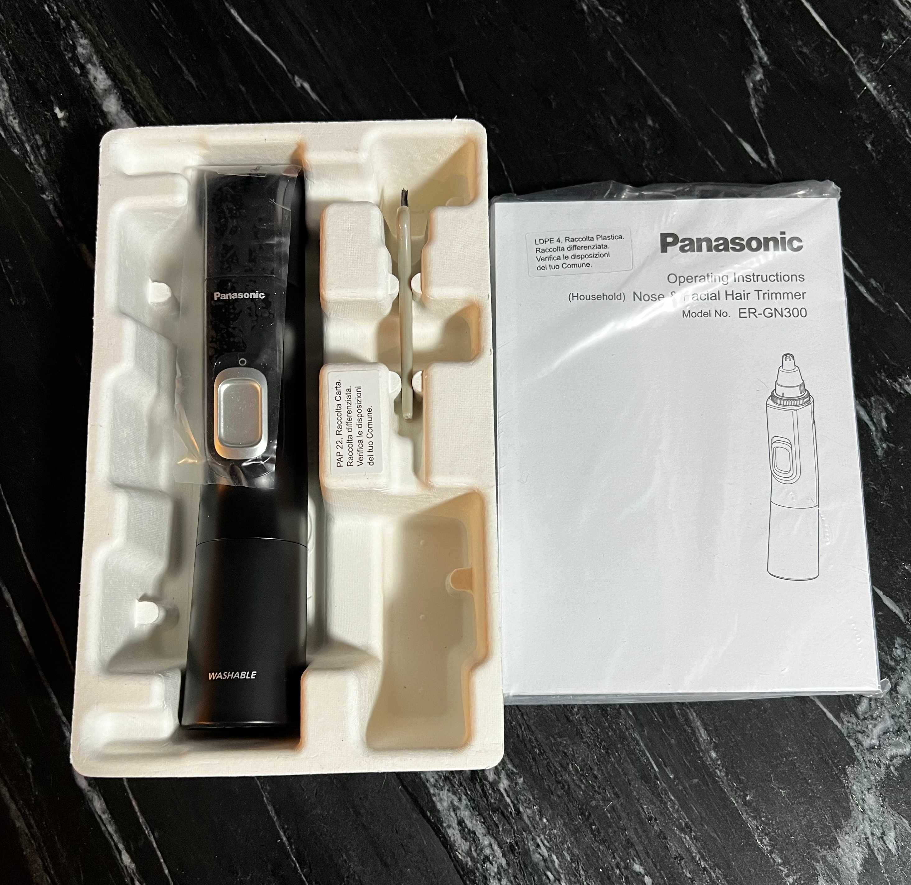 Panasonic Nose and facial Hair Trimmer ER-GN300 k trymer