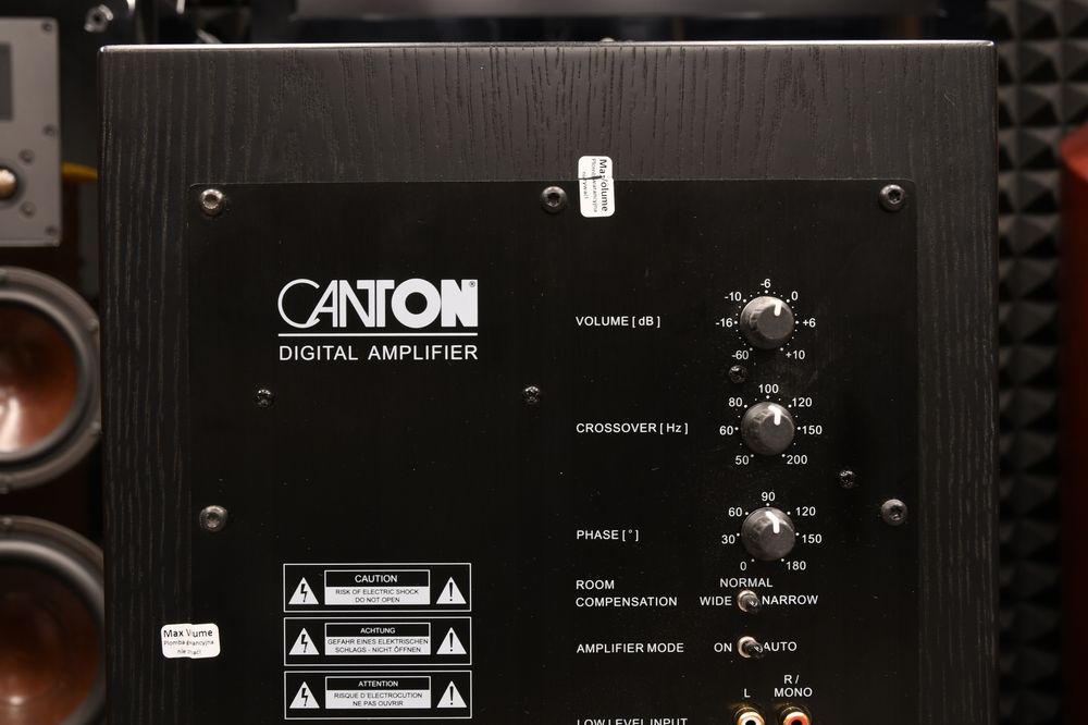 subwoofer aktywny Canton Chrono CL SUB 85 do kina domowego i muzyki