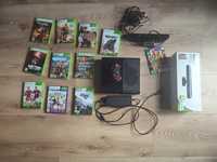 X box 360 + pad + kinect i 10 gier