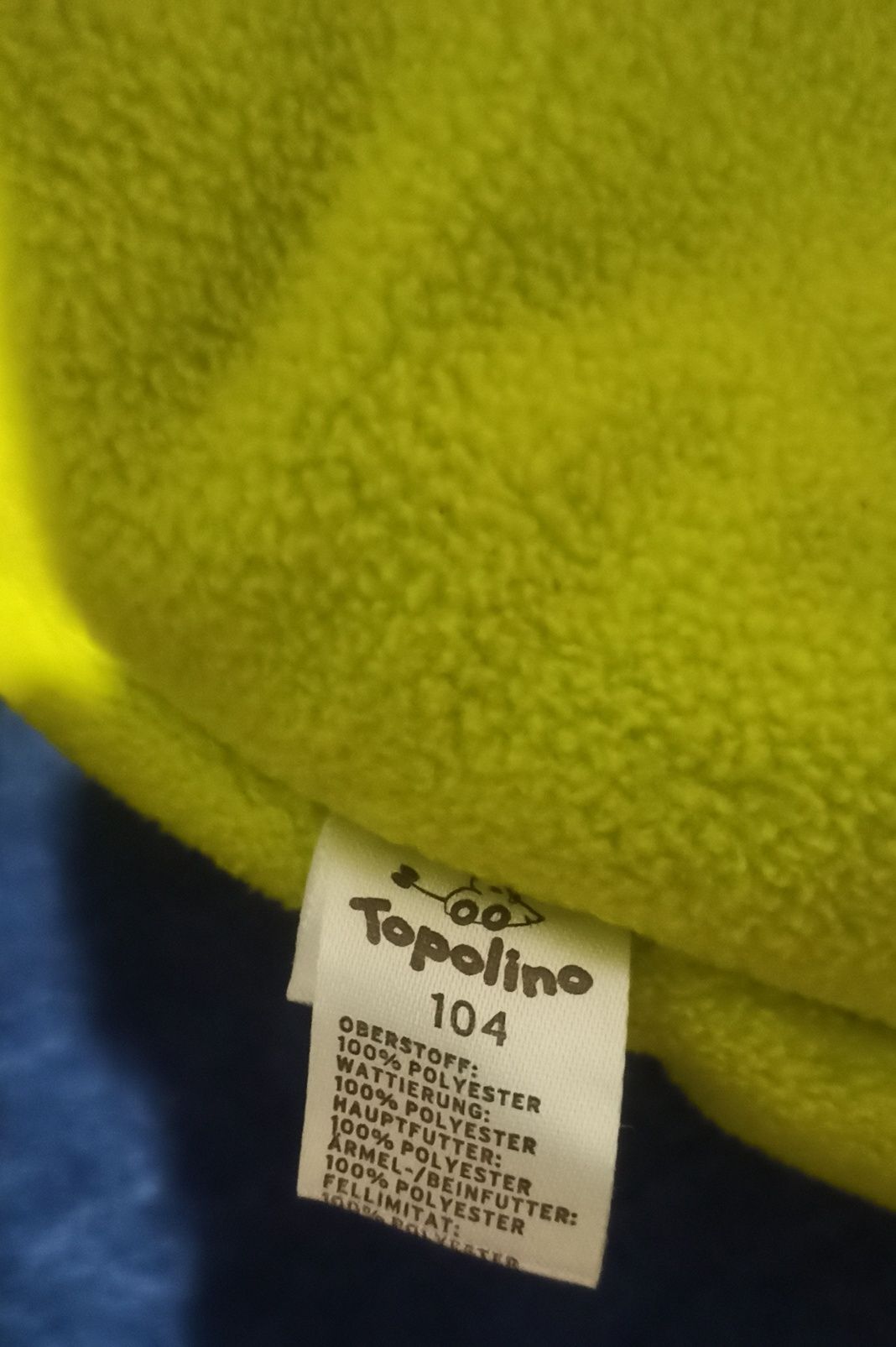 Зимній термо-комбінезон "Тopolino" для хлопчика 104см