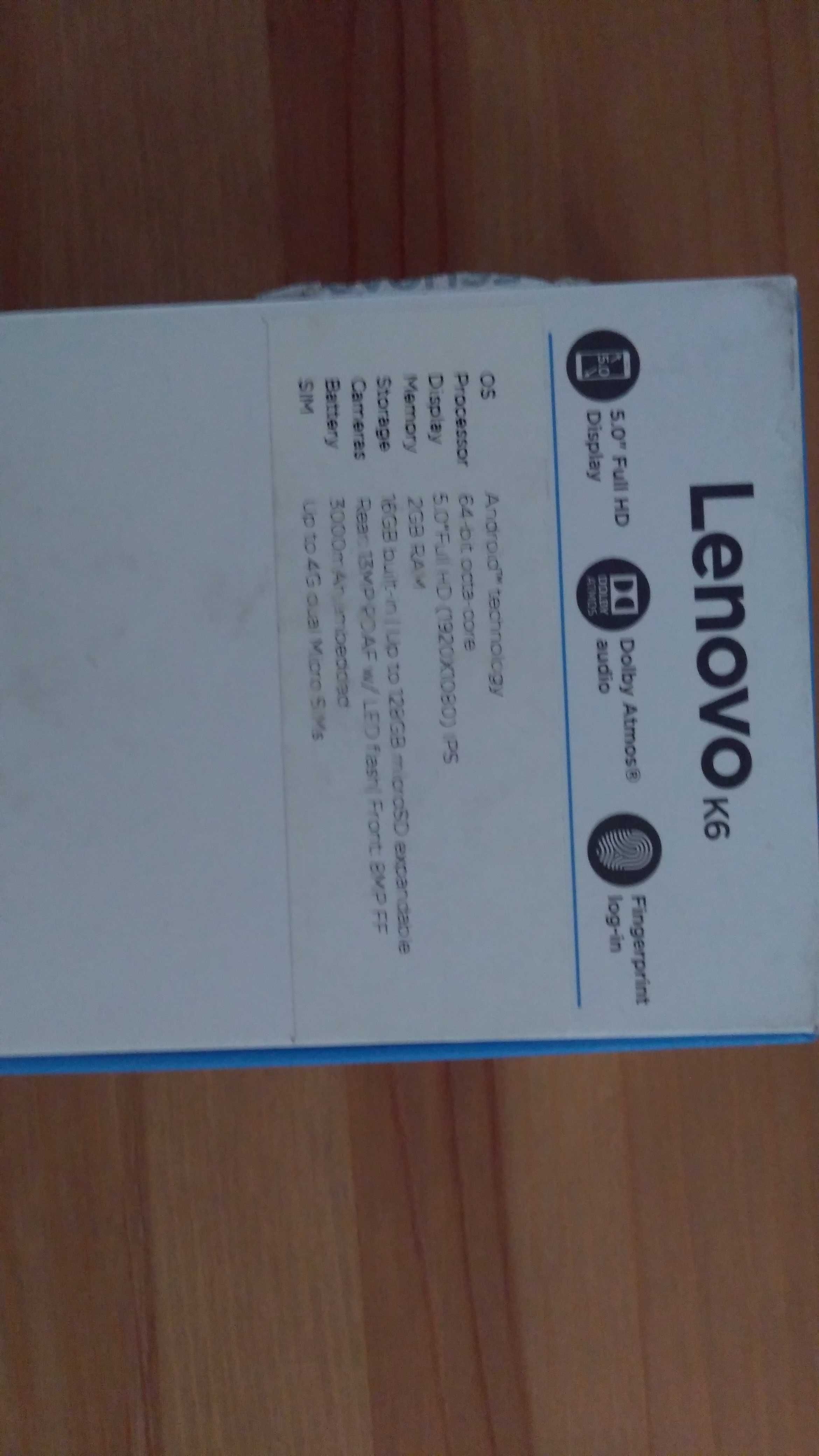 Sprzedam telefon Lenovo K6