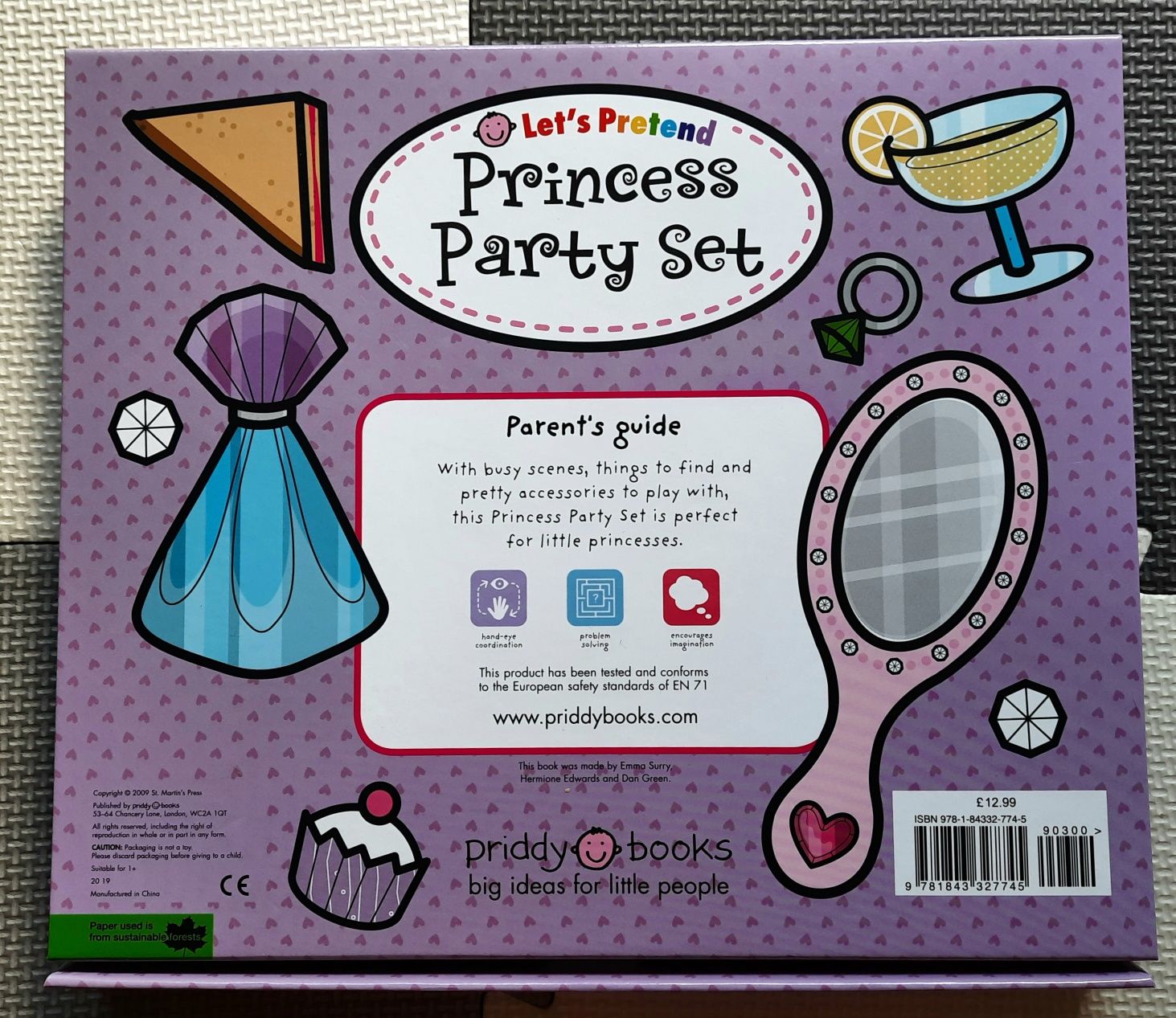 NOWA Let's Pretend Princess Party Set książeczka z puzzlami