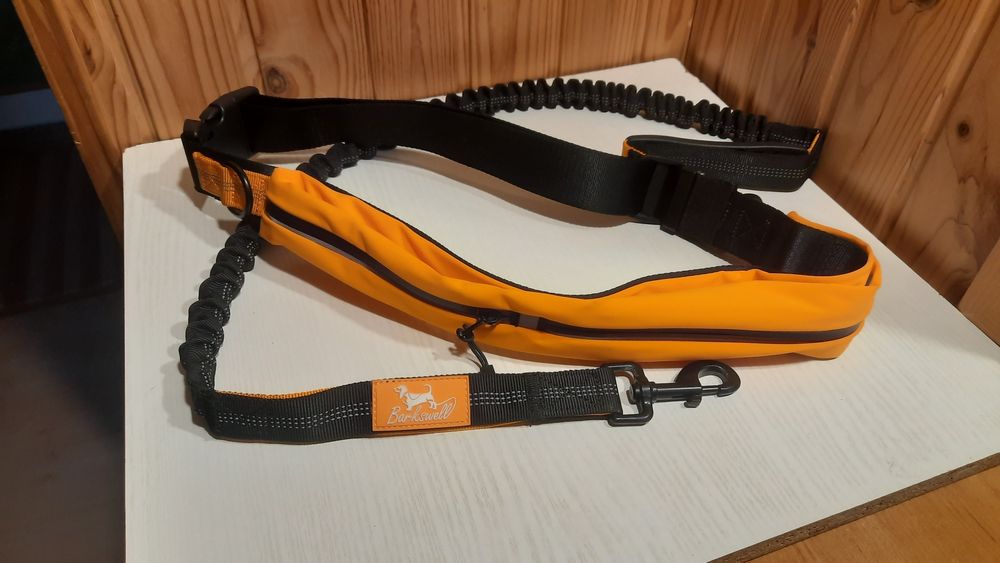 Barkswell амортизац. повідець для собак з кріпленням на пояс господаря