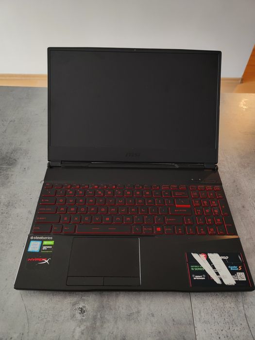 MSI GL65-9SD-221XPL 15,6" i5-9300H/RTX1660Ti/32GB ram/1,5tb pamieci