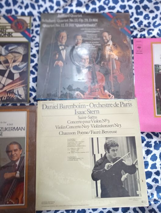 5 discos de vinil musica clássica 	Selo 	CBS Records Masterworks