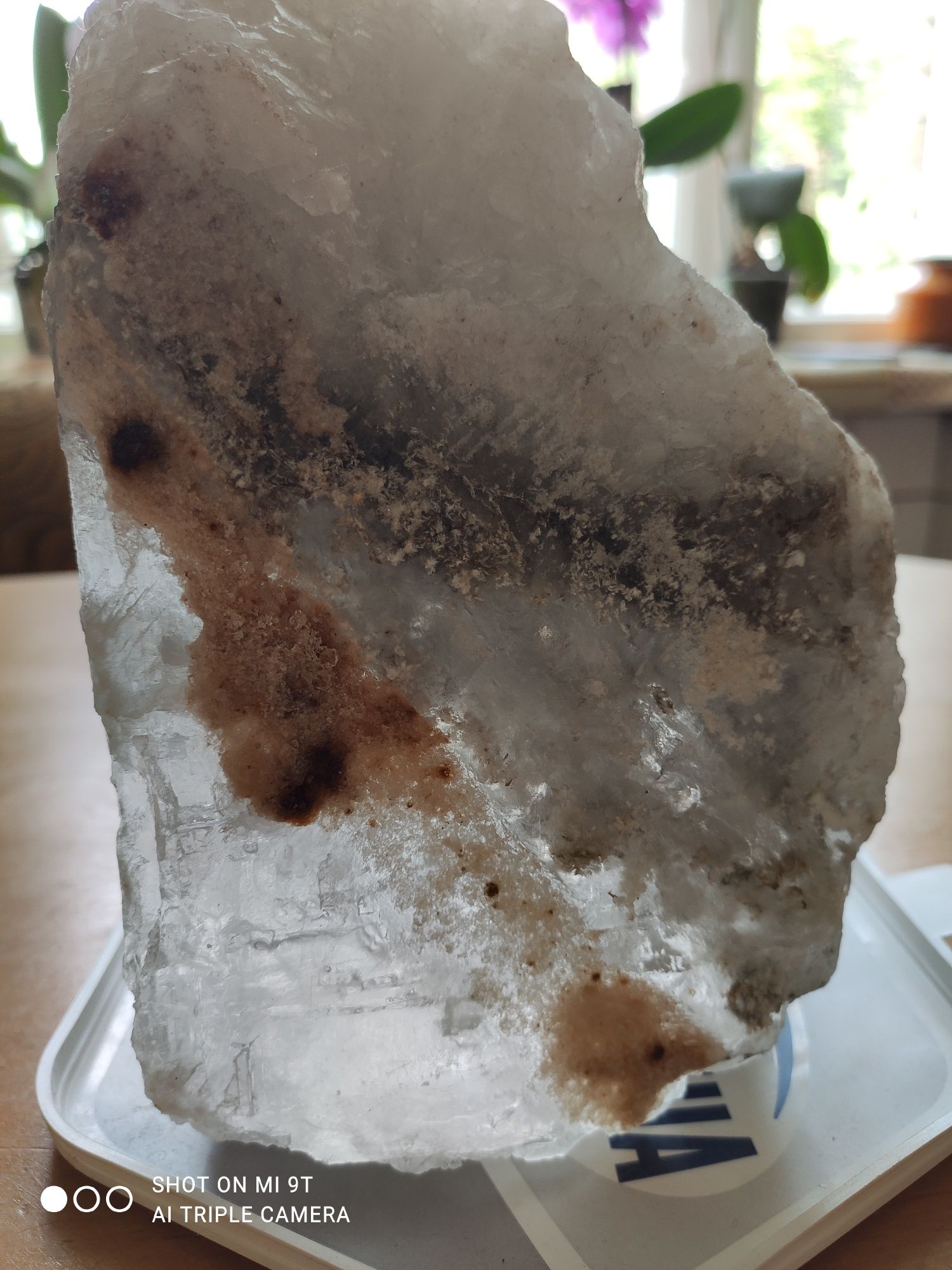 Кристал солі  великого розміру