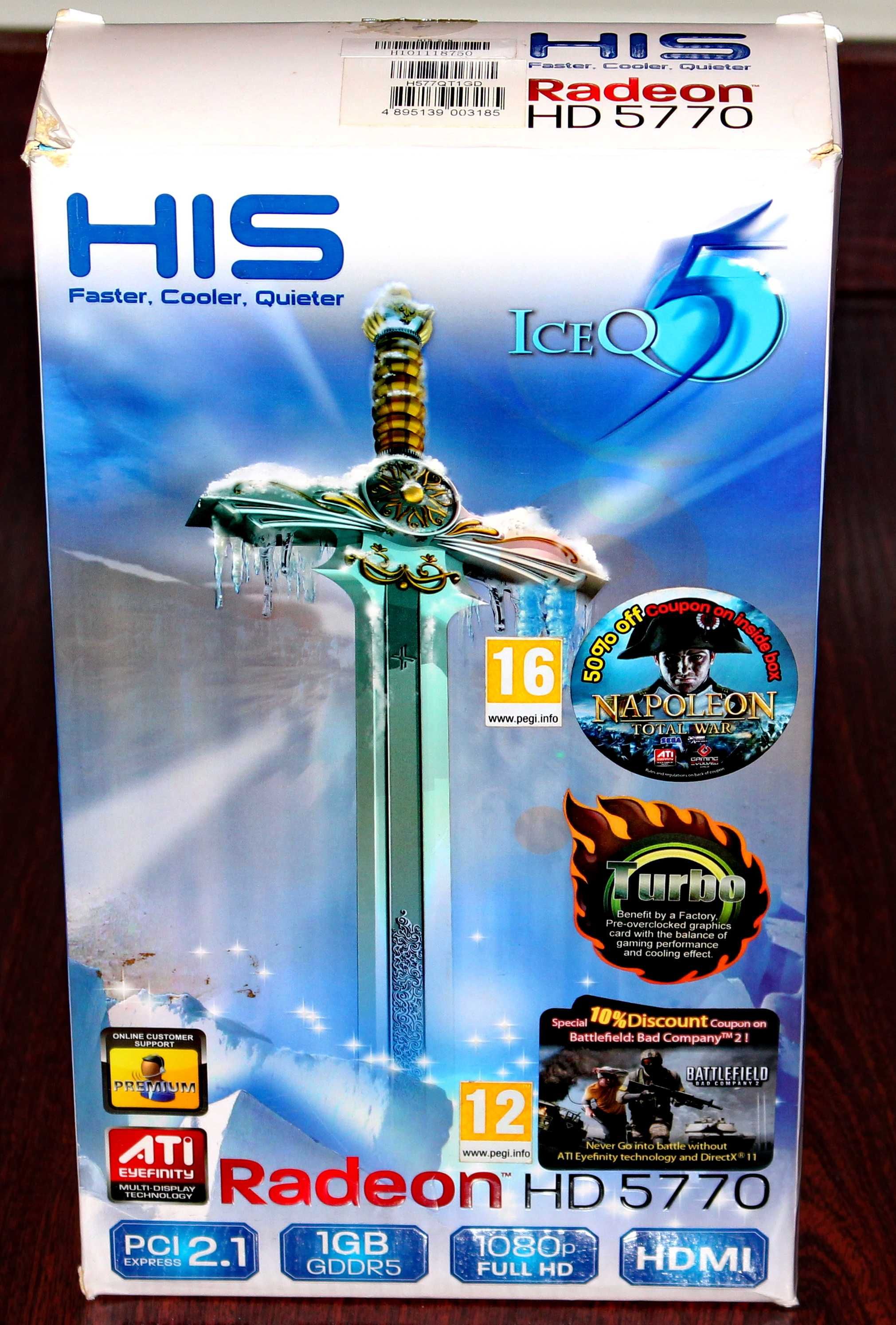 Відеокарта HIS Radeon HD5770
