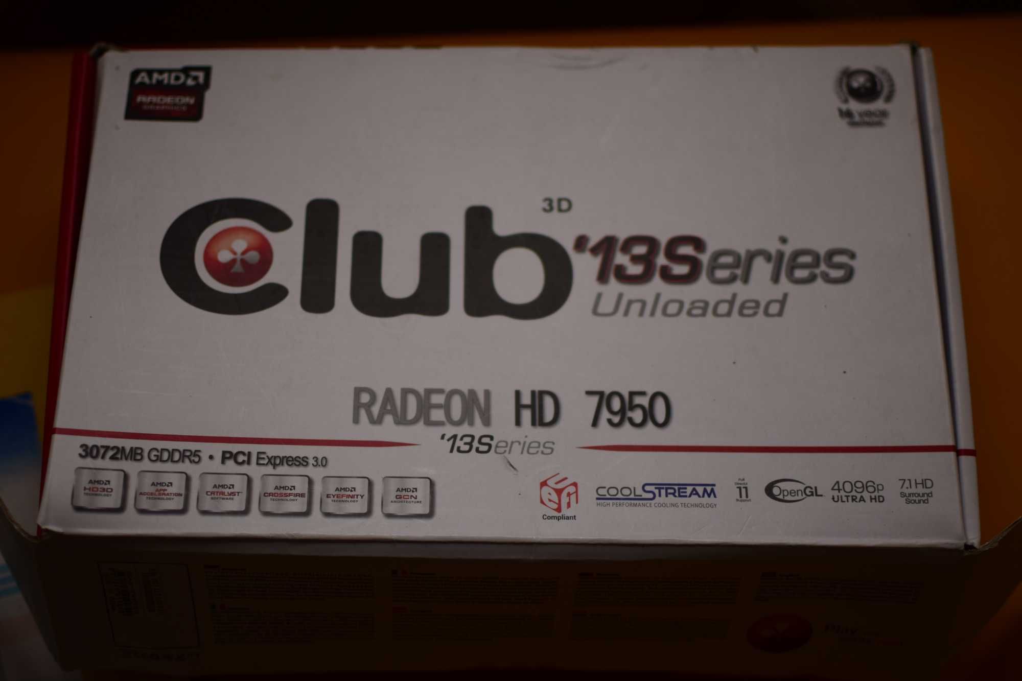 Amd radeon HD7950 series 3GB Club 3d