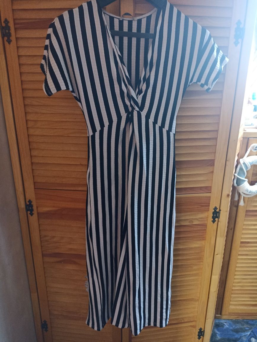 Stradivarius kombinezon prążek pasy S m