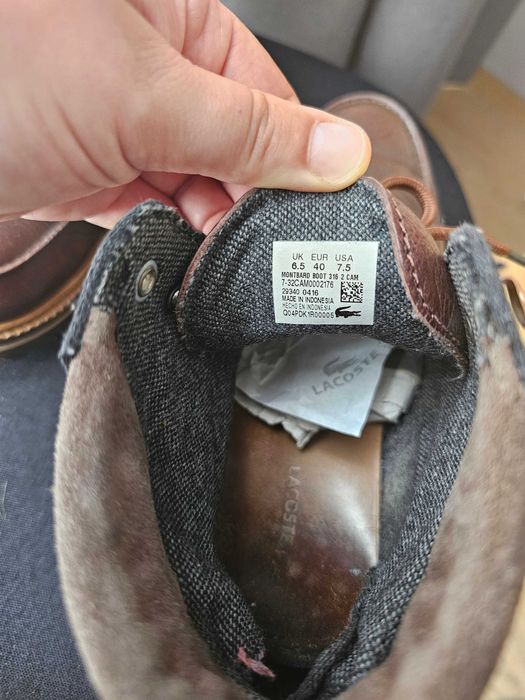 40| 25.5| Lacoste Montbard boot 316