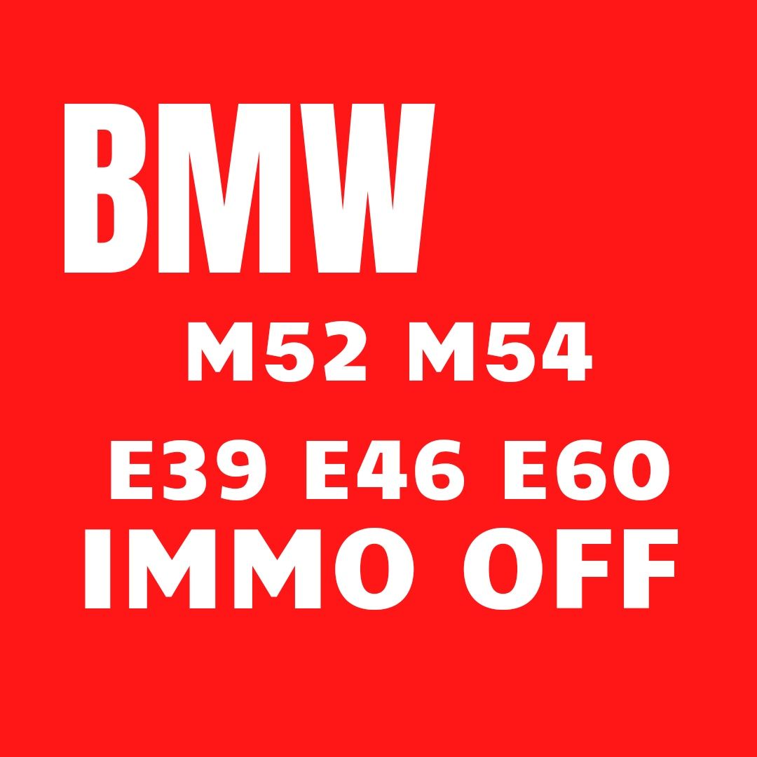 usunięcie IMMO off EWS BMW M52 M54 MS41 MS42 MS43 MS45 e39 e46 e53 e60