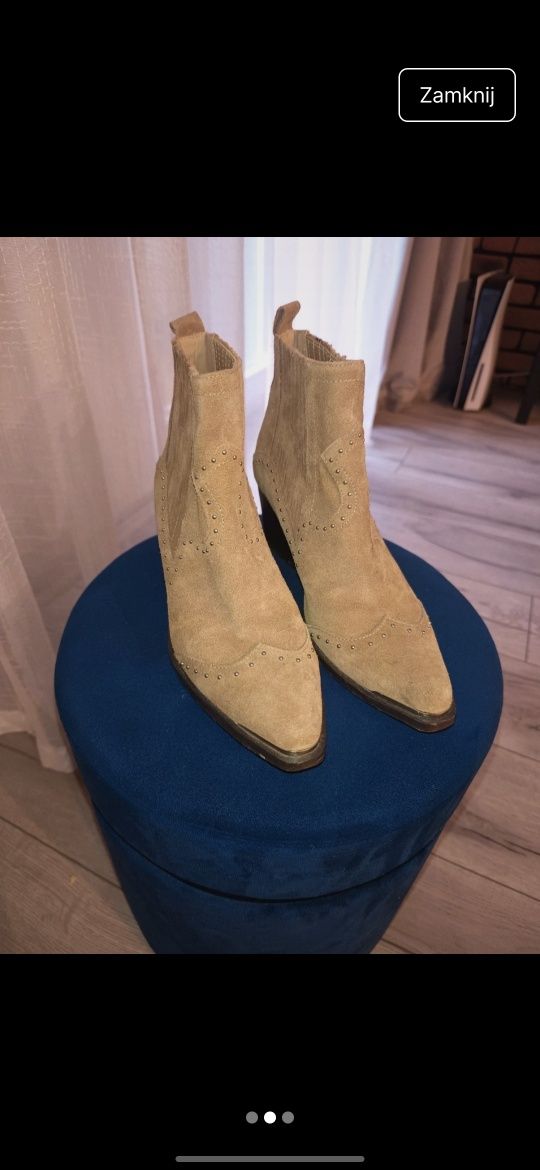 Buty botki roz 38, Reserved