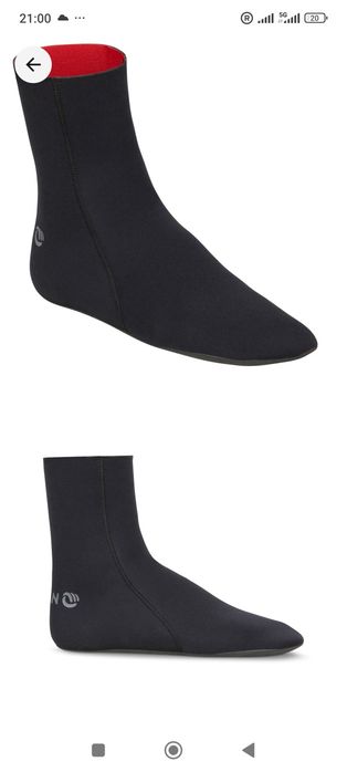 Skarpety surfing z neoprenu 3 mm. r 32-33