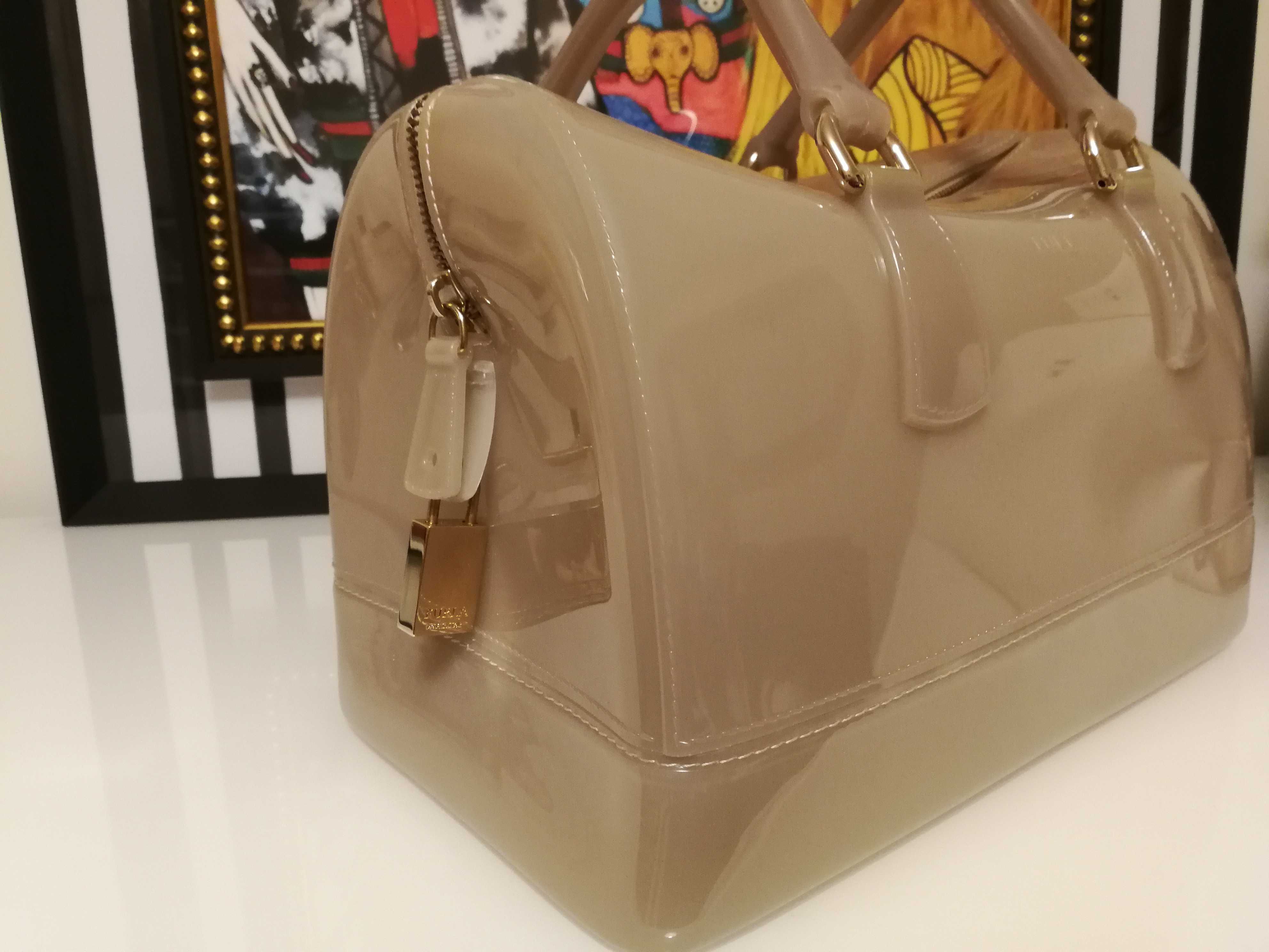 Furla candy bag bege original