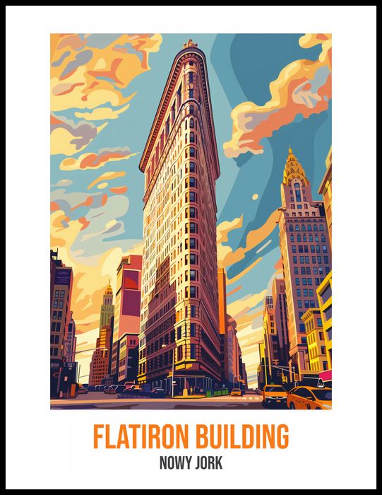 Plakat 60x80cm Flatiron Building