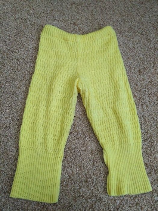 Штаны детские желтые