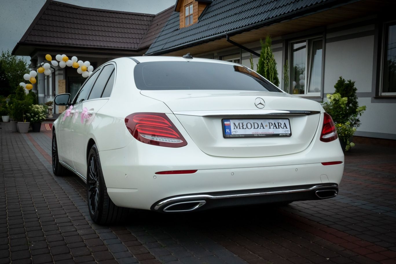 Auto do ślubu oraz inne uroczystości , Mercedes E klasa Biała Perła!!!