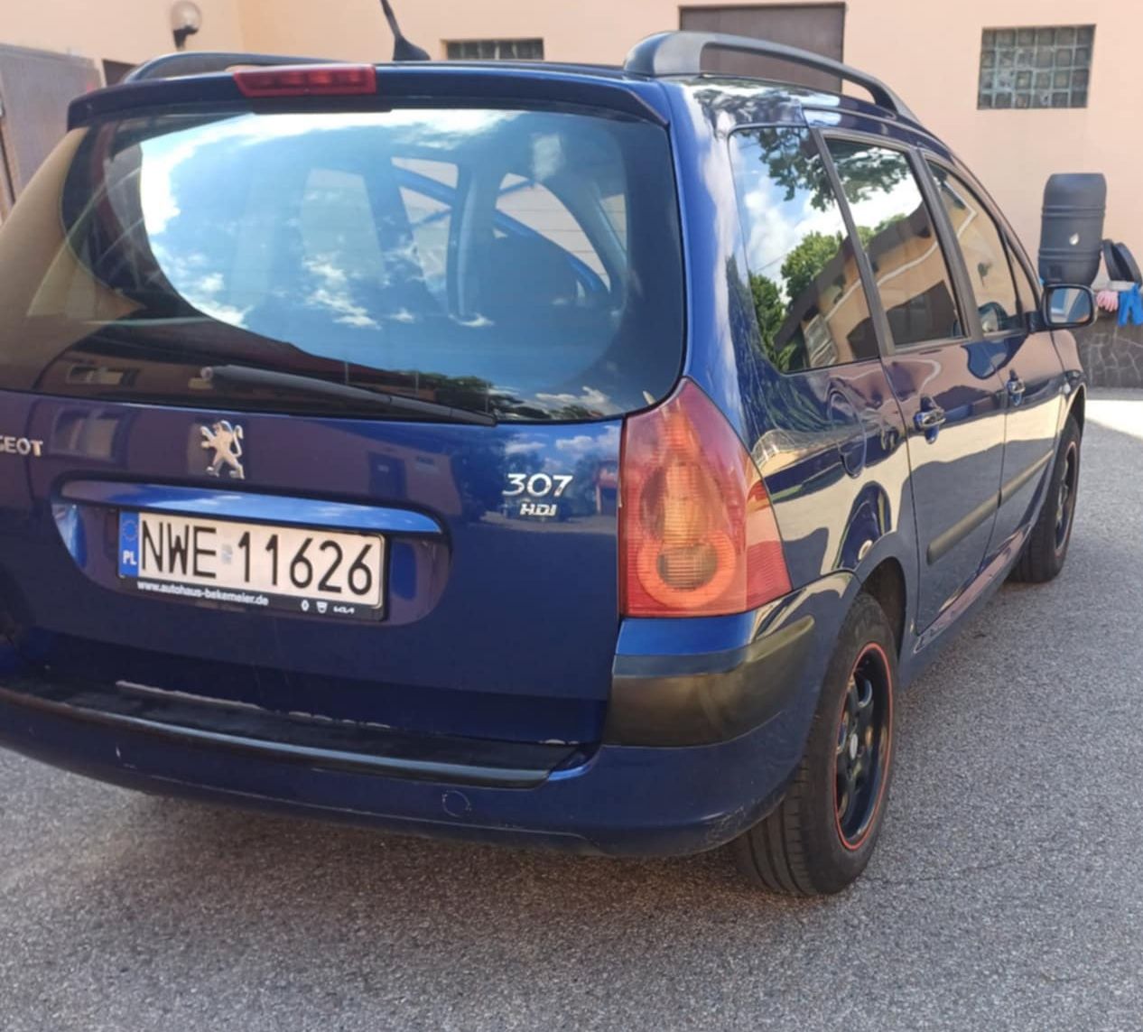 PEUGOT  SW  307,kolor niebieski