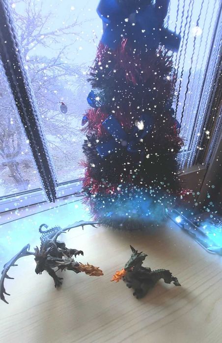 Вогнедишачі дракони двоголовий та звичайний з Ірландії