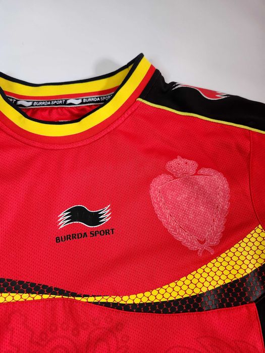 Belgia 2012 Koszulka Piłkarska Domowa Czerwona Burrda Sportowa Męska S