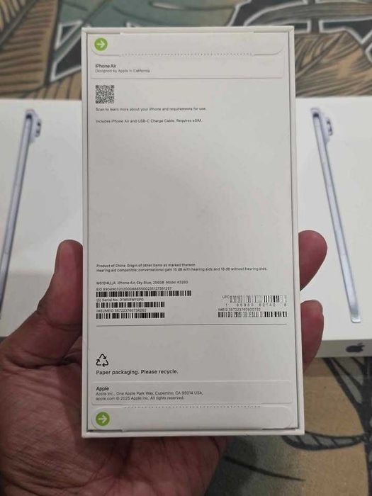 iPhone 17 Air - 256 GB - Original - Novo - Selado (Apenas 3 unidades)