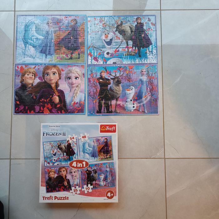 Puzzle Frozen kraina lodu 6 szt