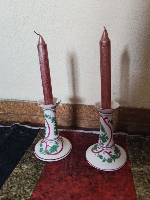 Castiçais vista alegre antigos