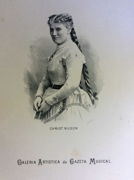 Galeria artistica da gazeta musical. Litograf. do século  XIX. Lote 1