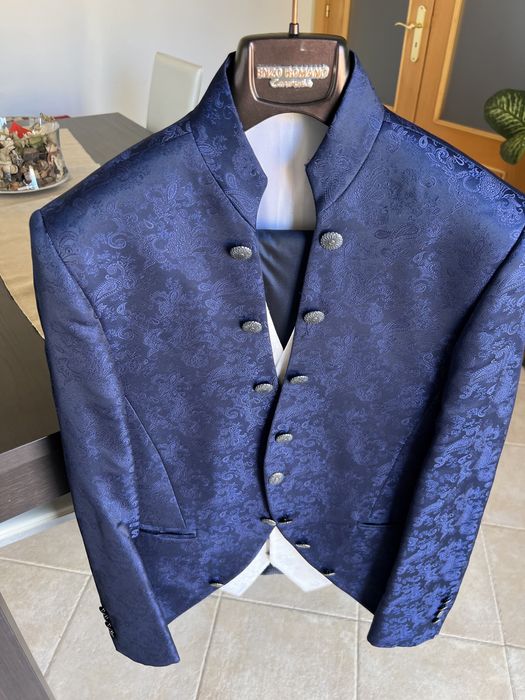 Fato casamento, noivo, Fraque Enzo Romano e camisa Arax Gazzo