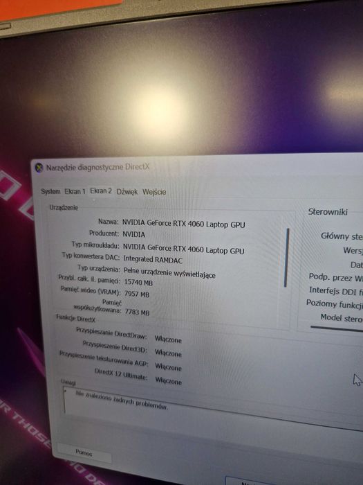 Laptop Asus ROG STRIX G17 16/1TB Ryzen 9 7940HX RTX 4060