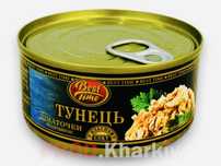 Тунец измельченный в собственном соку Best time 185 грамм