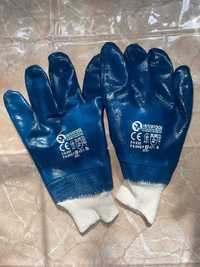 Перчатки маслостойкие х/б INTERTOOL , рукавицы рабочие прорезиненные