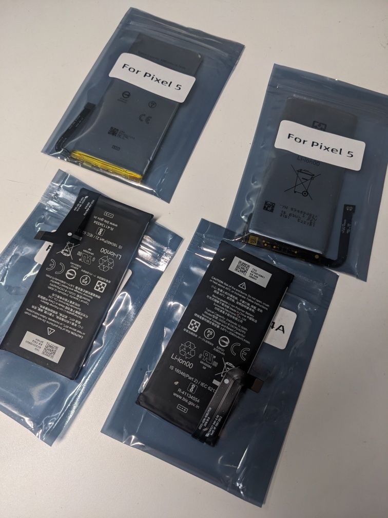 Продам аккумуляторы сервисные Google Pixel 5