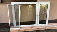 Okno dwuszybowe 180x125 z demontażu + moskitiera