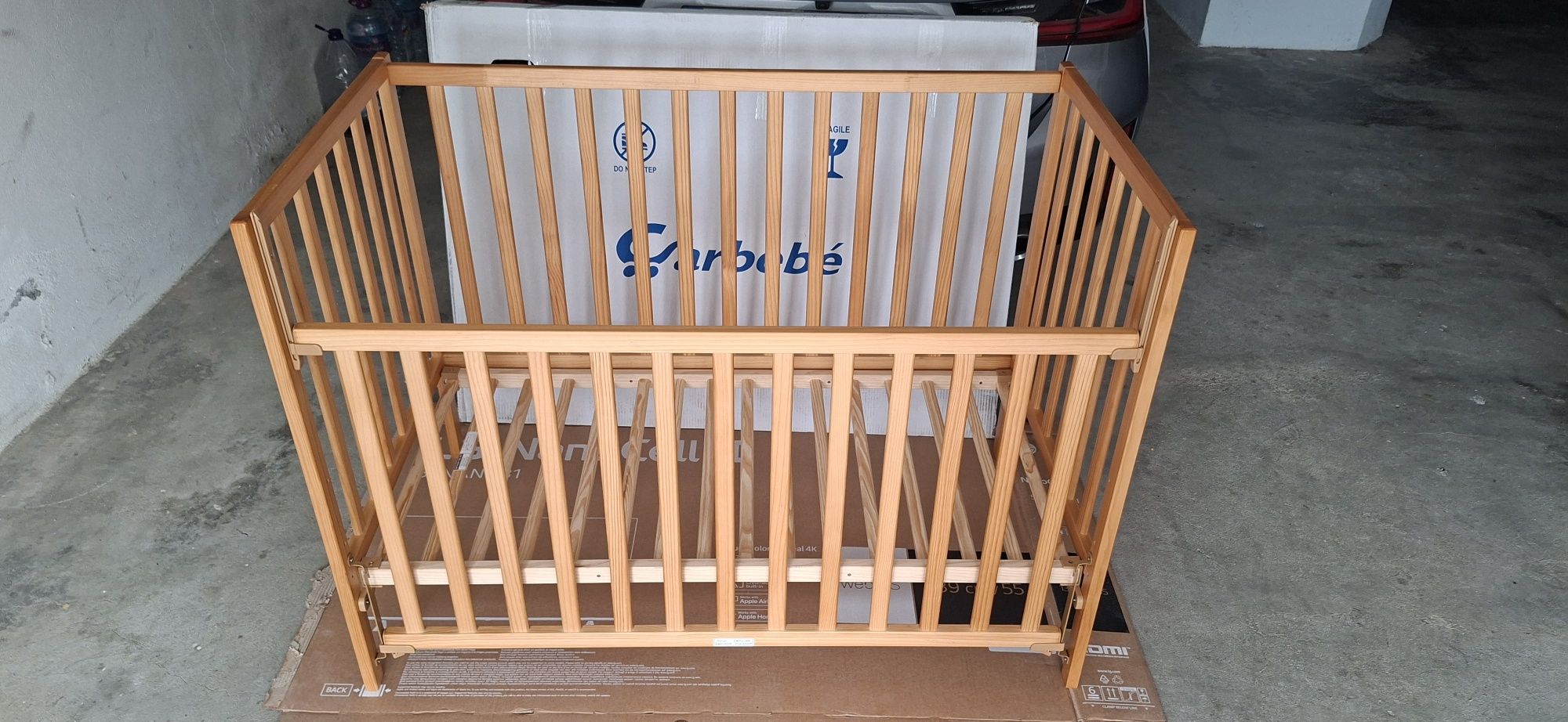 Berço/Cama de Grades 60x120 Carbebe nunca usado