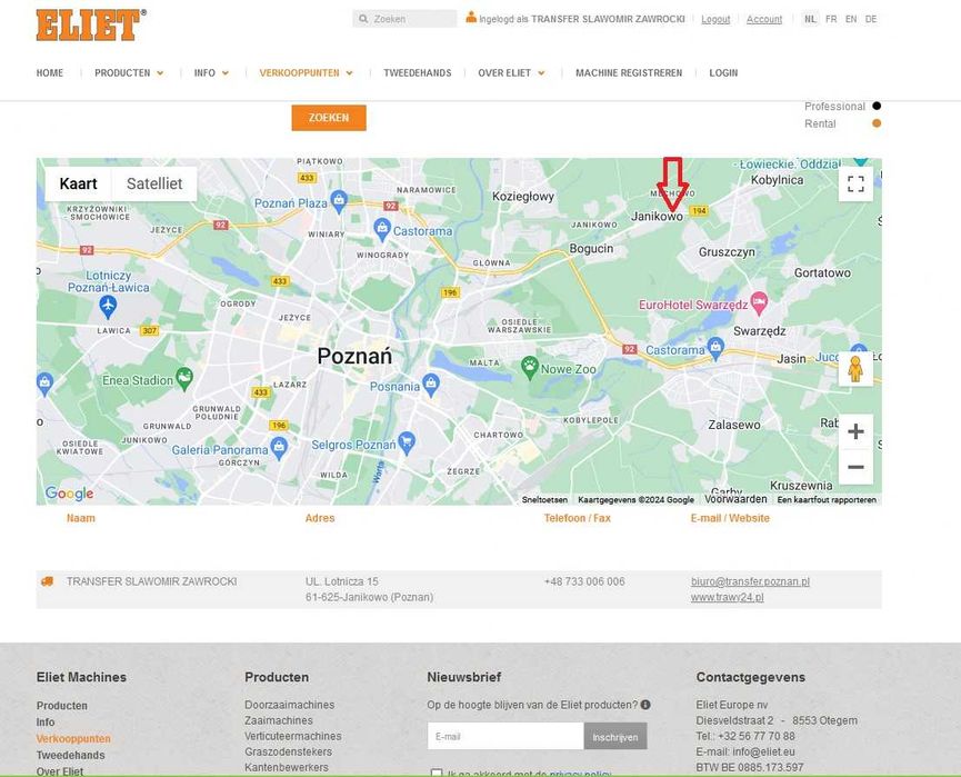 ELIET Rębak Prof 6 koła, ABM w cenie /gwarancja, polski serwis/ brutto